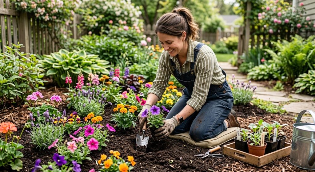 Hvordan planter man blomster rigtig: Komplet guide til blomsterbed
