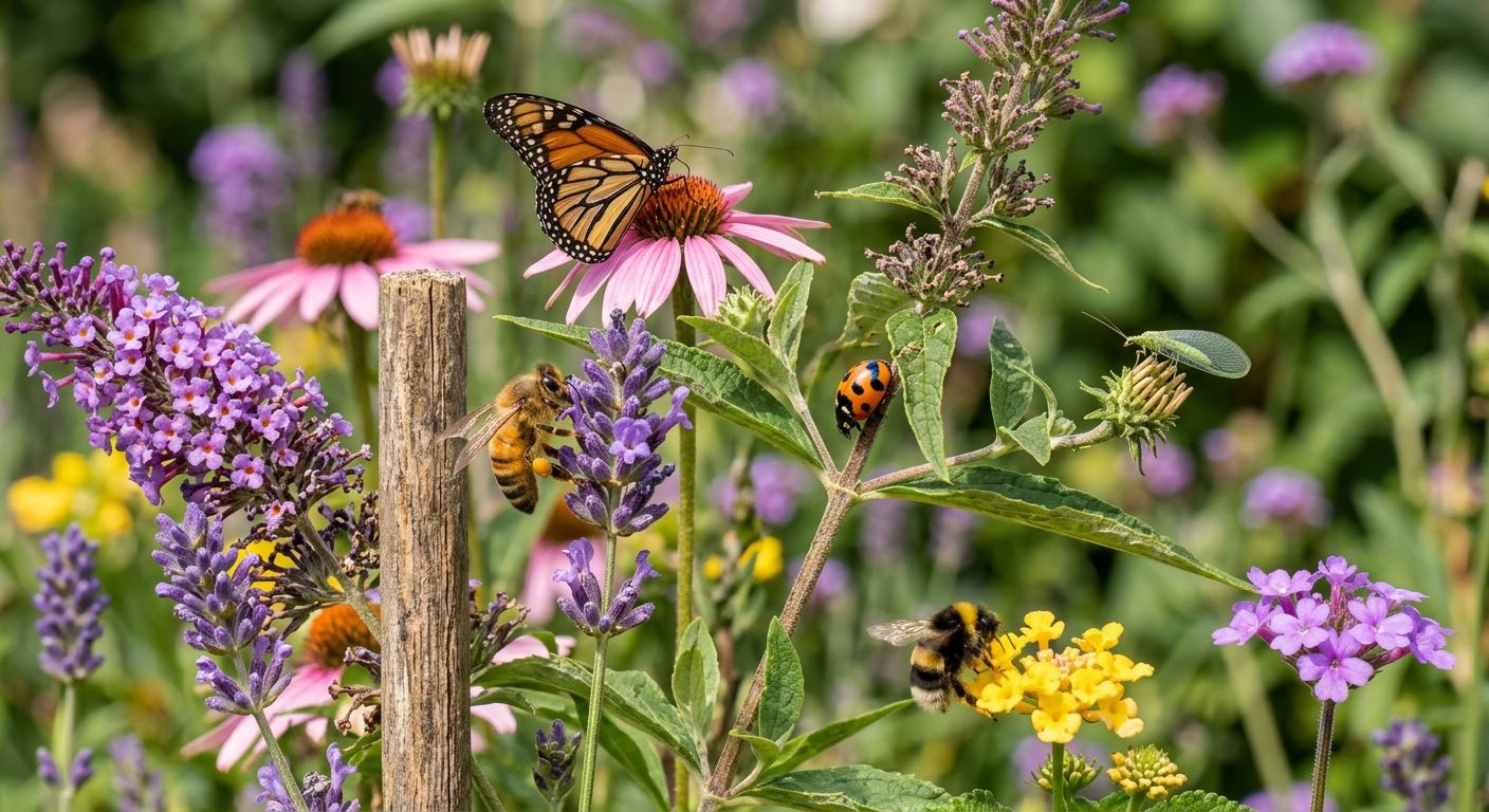Insekter og bestøvere i haven: Sådan tiltrækker du det gavnligt liv